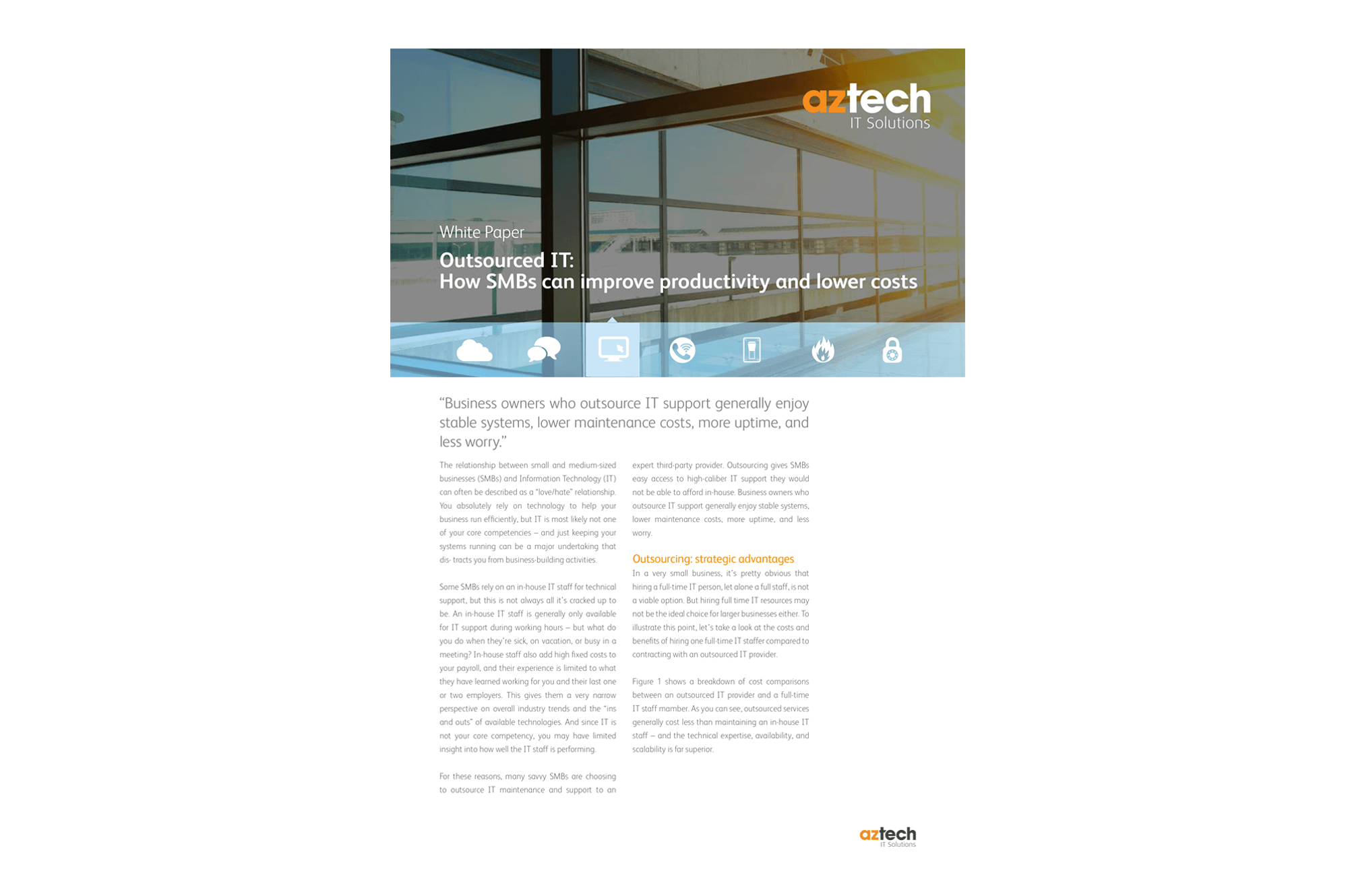 Outsourced it white paper