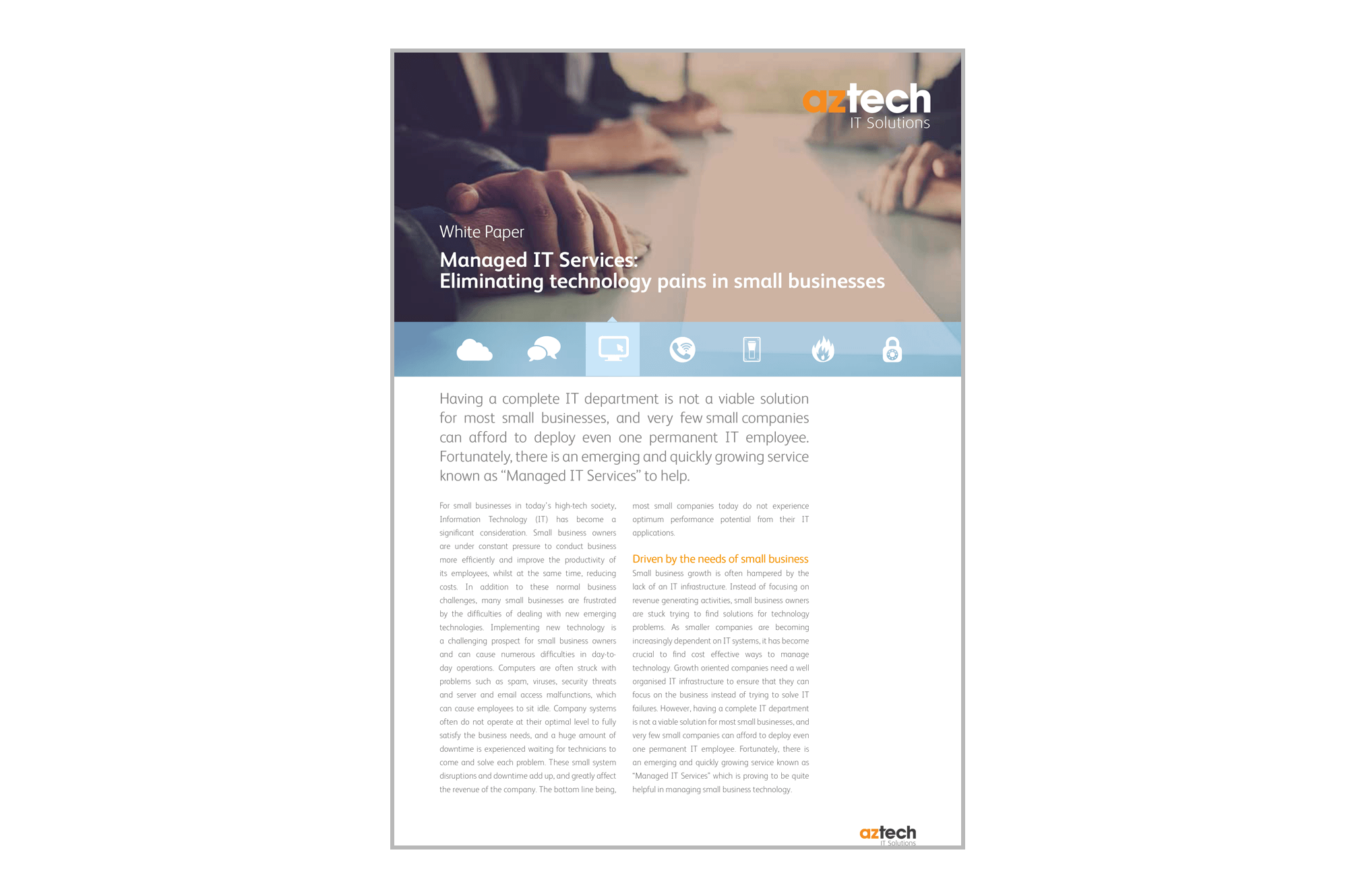 managed it services white paper