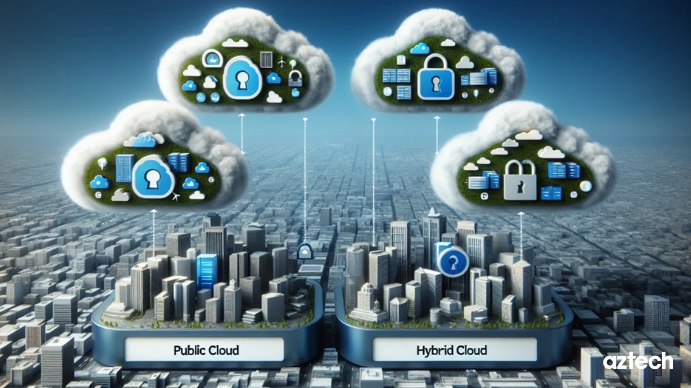 Comparison of public, private, and hybrid cloud models