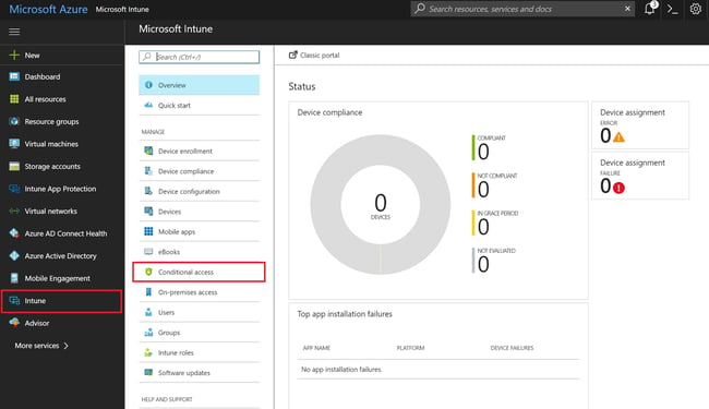 Configure conditional access