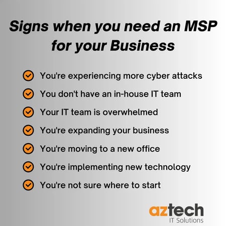 Important Signs when you need an MSP for your business