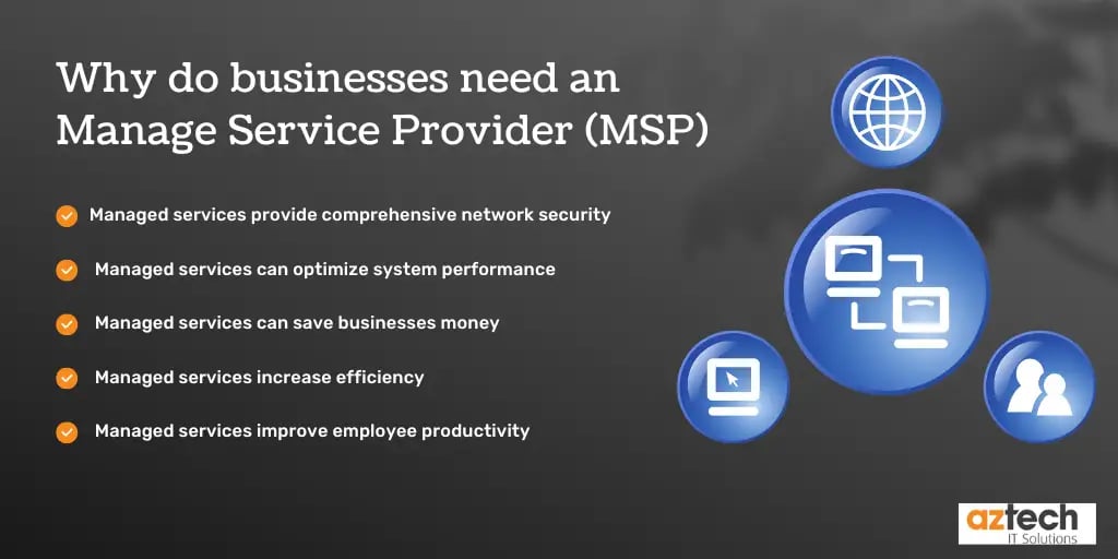Why do businesses need an Manage Service Provider (MSP)