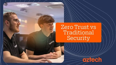 Comparison between Zero Trust and Traditional Security